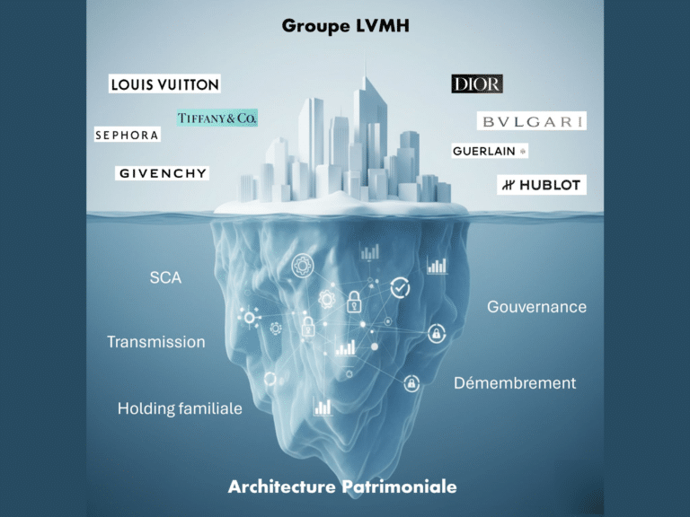 Famille Arnault ingenierie patrimoniale dirigeant holding, SCS et pacte dutreil